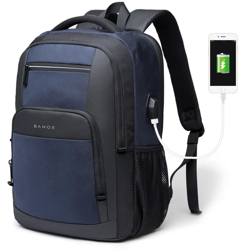 Bange Waterproof Man Backpack Resistant Business Backpack Men Travel Notebook Laptop Backpack Bags 15.6 Inch Male Mochila Teen