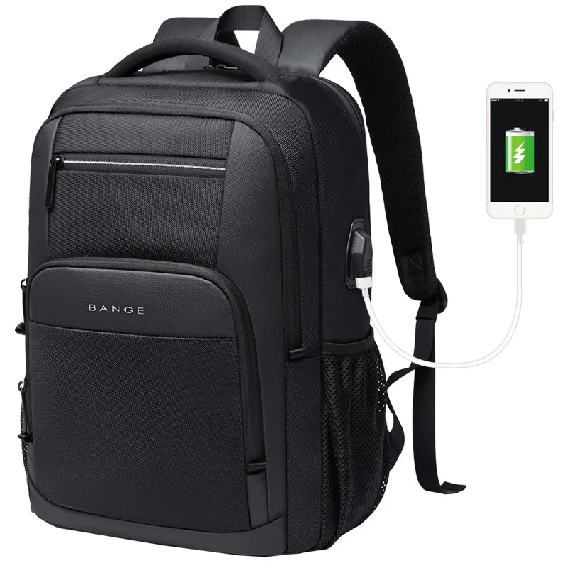 Bange Waterproof Man Backpack Resistant Business Backpack Men Travel Notebook Laptop Backpack Bags 15.6 Inch Male Mochila Teen