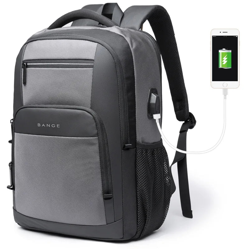 Bange Waterproof Man Backpack Resistant Business Backpack Men Travel Notebook Laptop Backpack Bags 15.6 Inch Male Mochila Teen